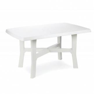 Baštenski sto plastični 138 x 88 x 72cm Rodano beli
